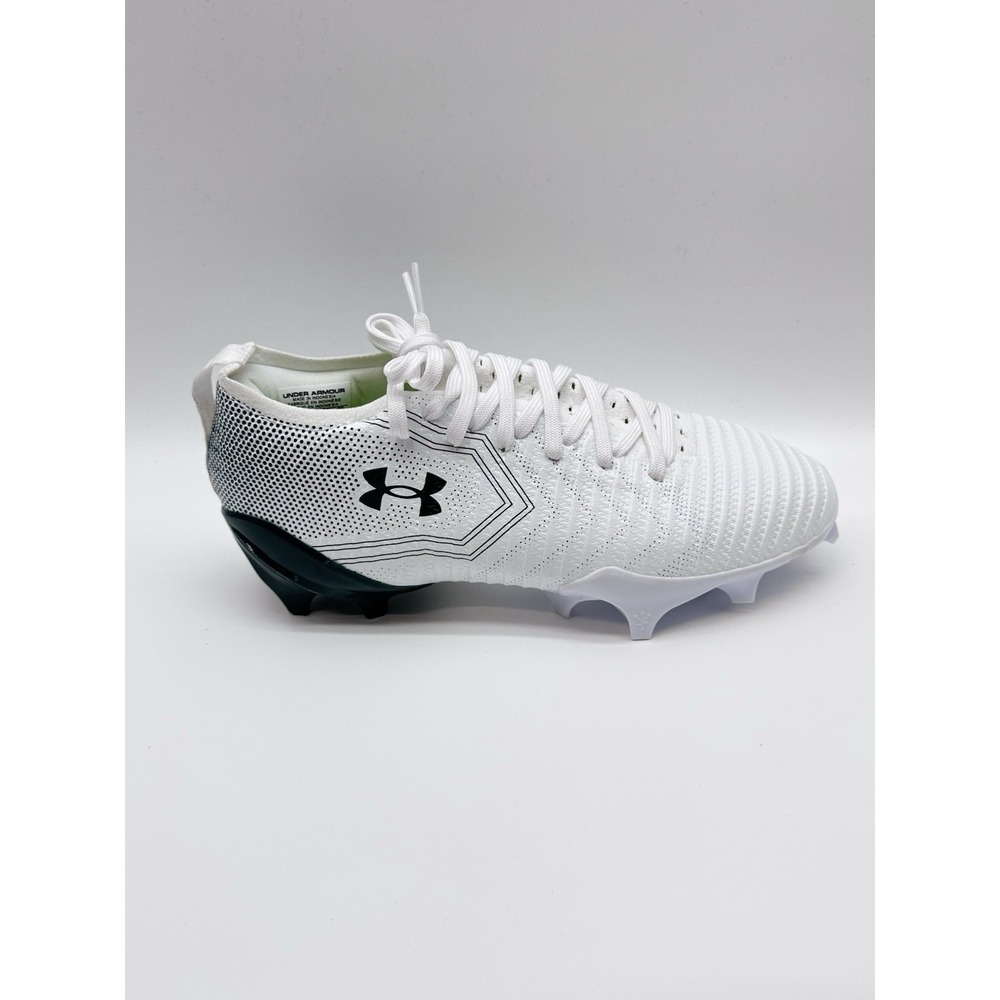 Under Armour Hovr Lacrosse Cleats Mens 6.5, Womens 8 White/Dark‎ Green Football